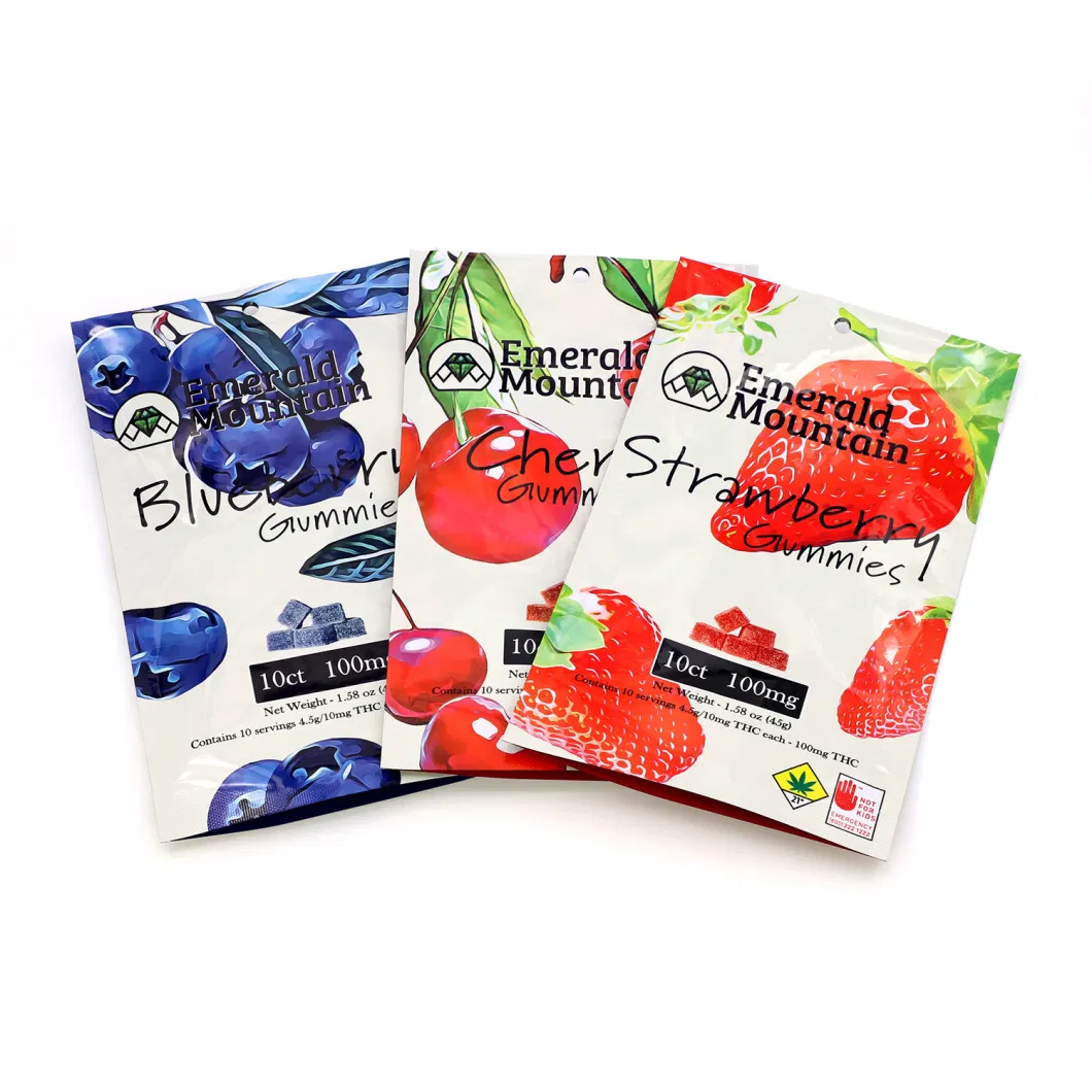 Factory Custom High Quality Gravure Printing Dry Fruit Plastic Bags with Clear Window and Zipper