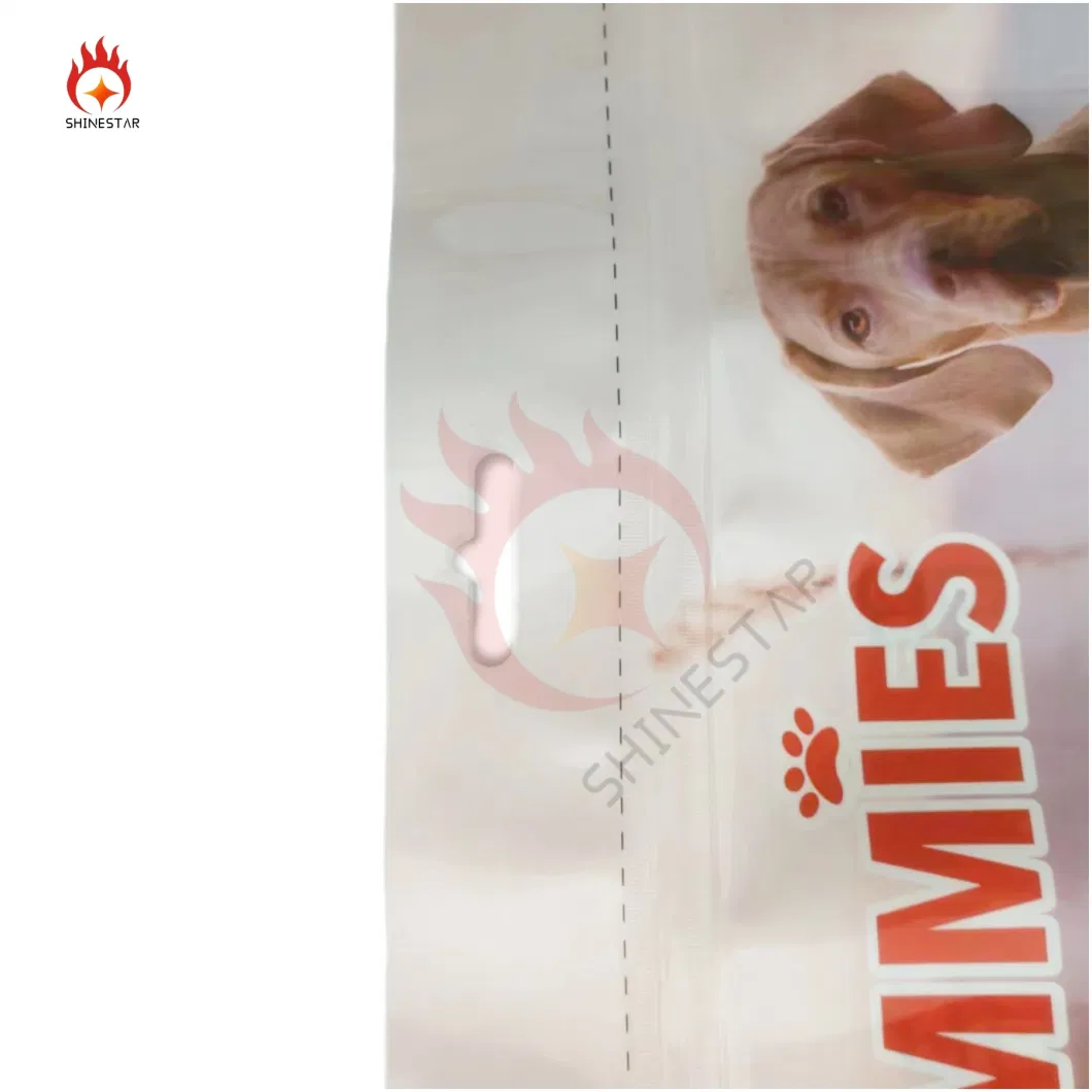 Semitransparent Vertical Hanging Zippered Pet Tooth Grinding Stick Packaging Bag