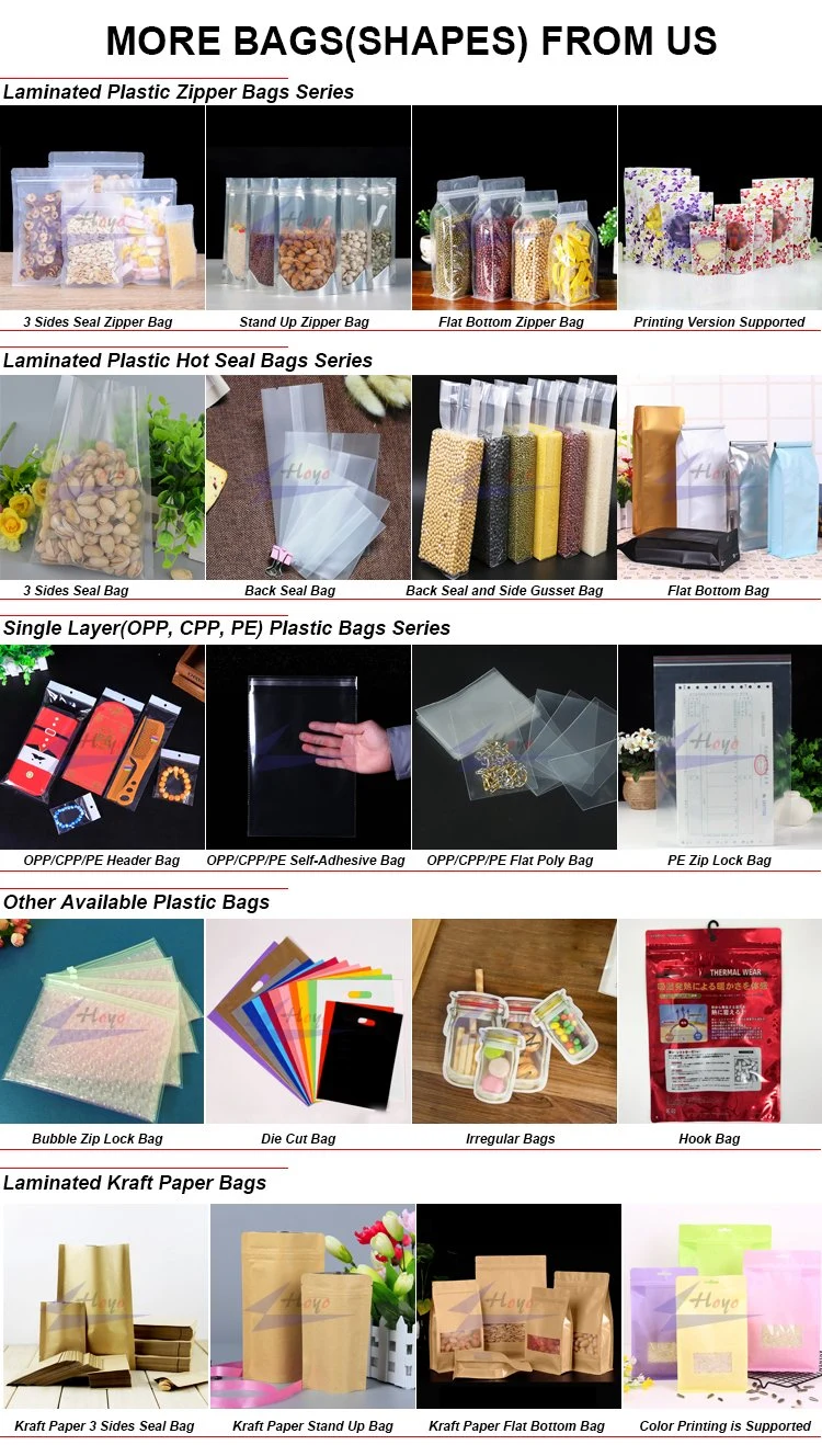 Clear Self-Adhesive OPP Envelope Plastic Packaging Sealing Poly Bag