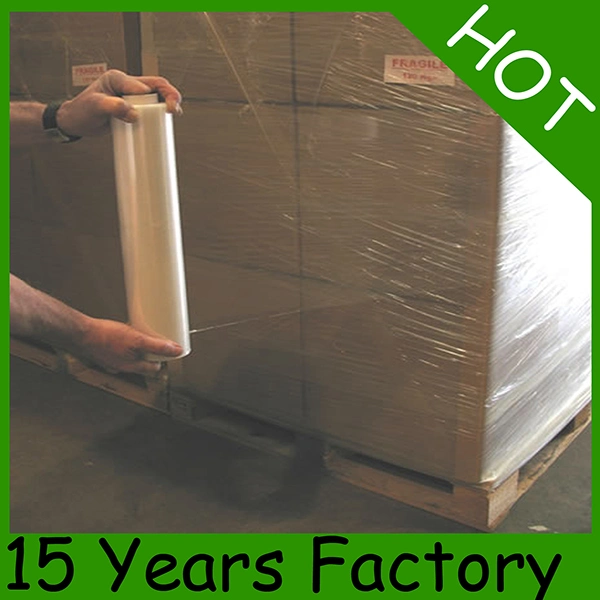 PE Plastic Jumbo Roll Machine and Hand Use Stretch Film Mini Small Roll LLDPE Stretch Pallet Wrap Film for Shrink Wrapping