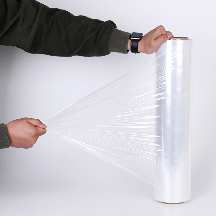 Film Estirable Cast LDPE Shrink Wrap Film Transparent Pallet Stretch Film Wrapping Film Plastic Film