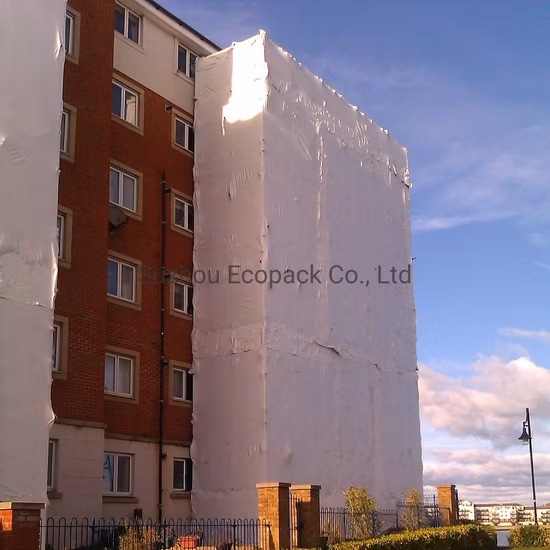 20FT 30FT 40FT 50FT Scaffolding Construction Building Heat Shrink Wrap Film