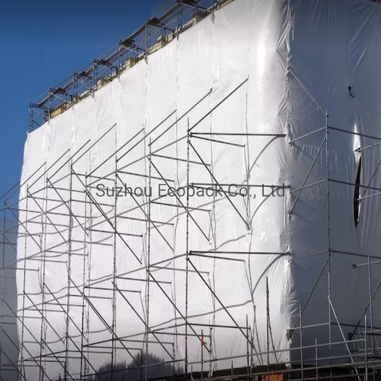 20FT 30FT 40FT 50FT Scaffolding Construction Building Heat Shrink Wrap Film