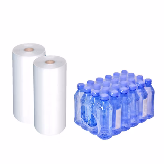 Delicate Transparent LDPE Shrink Film PE Shrink Wrap for Water Bottle Packing