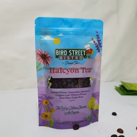 Factory Customized Food Grade Gravure Printed Single Layer 100% Biodegradable PE Bag with Zipper for Packaging Snack